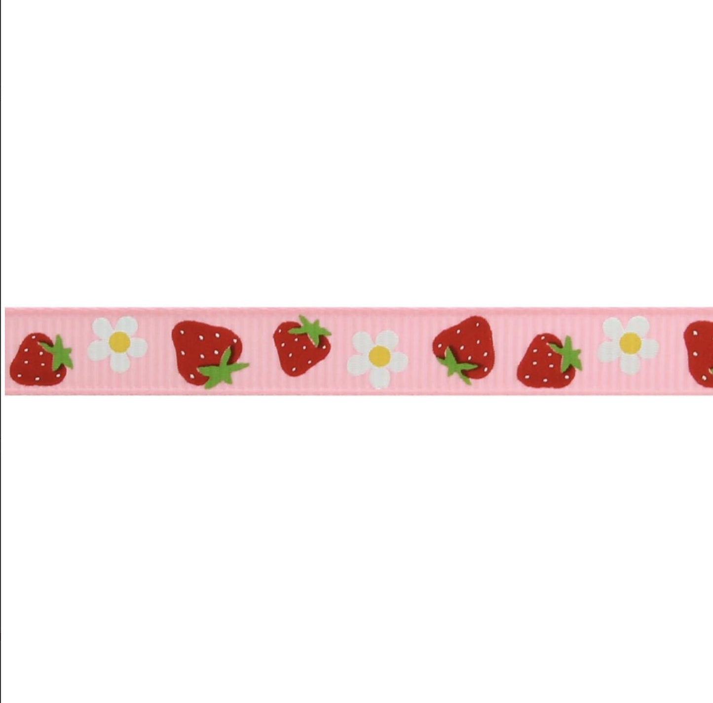 Kids White Strawberry and Flower Boot Bows