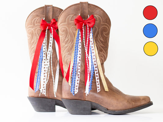 Kansas GameDay Boot Bows