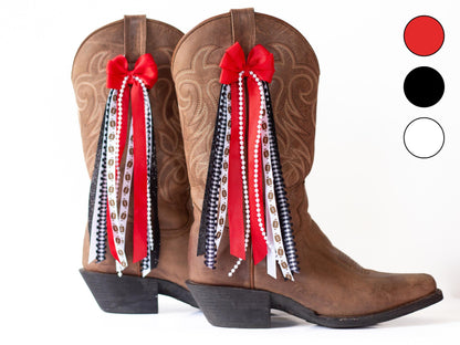 Georgia GameDay Boot Bows