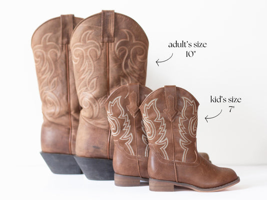 Exclusive Megan Tiger Print Concert Boot Bow