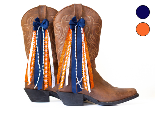 Virginia GameDay Boot Bows