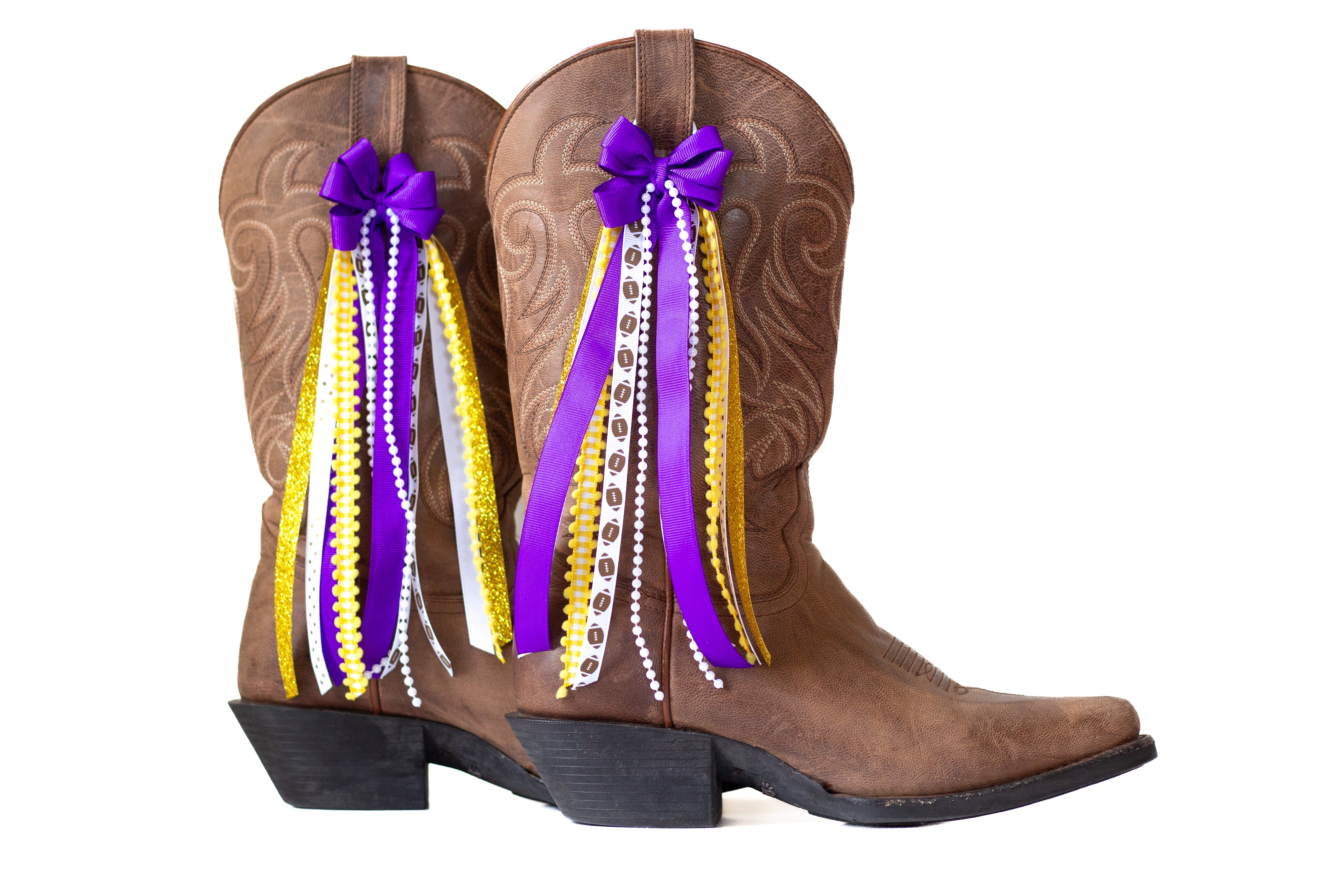 Gameday boot bow