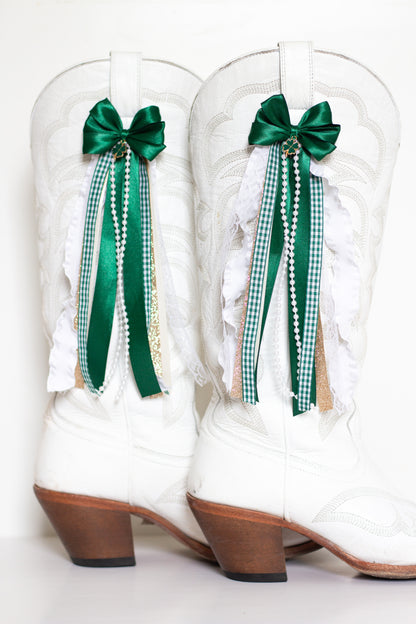 Megan Green Country Concert Boot Bows