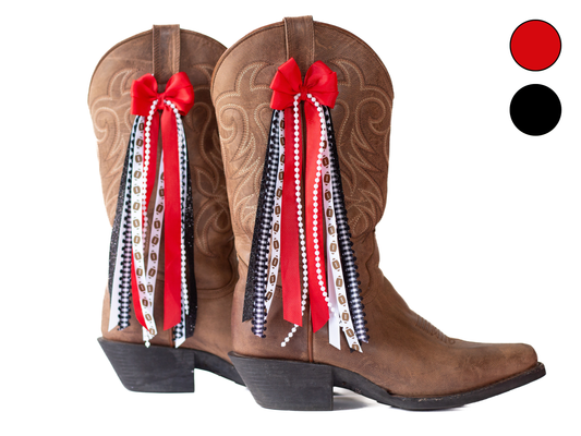 Georgia GameDay Boot Bows