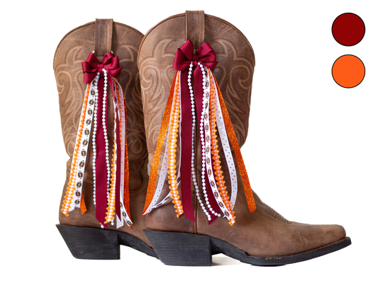 Virginia GameDay Boot Bows