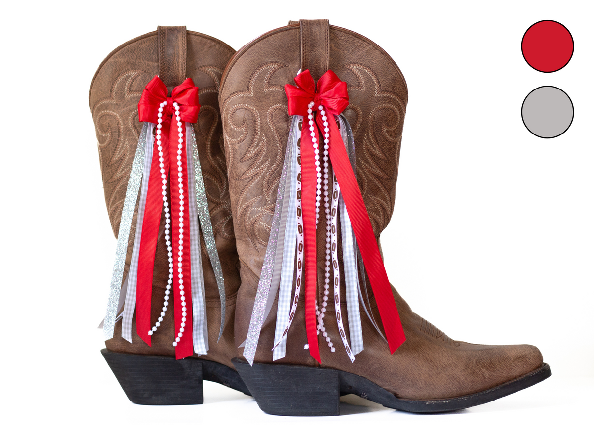 Boot Bows Display Ohio GameDay Boot Bows – BootTied