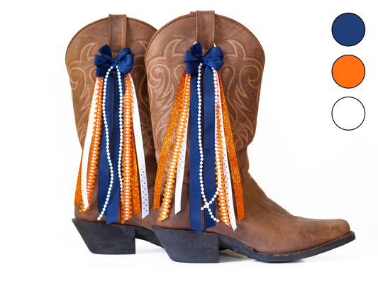 Virginia GameDay Boot Bows