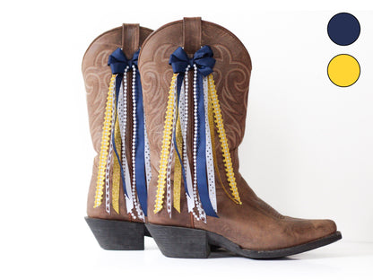 West Virginia GameDay Boot Bows