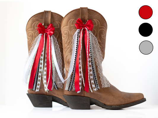 Tampa Football GameDay Boot Bows