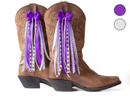Kansas GameDay Boot Bows