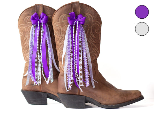 Kansas GameDay Boot Bows