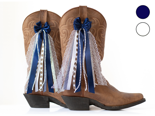 Dallas Football GameDay Boot Bows