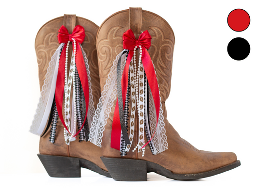 Atlanta Football GameDay Boot Bows