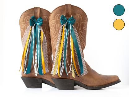 Jacksonville Football GameDay Boot Bows
