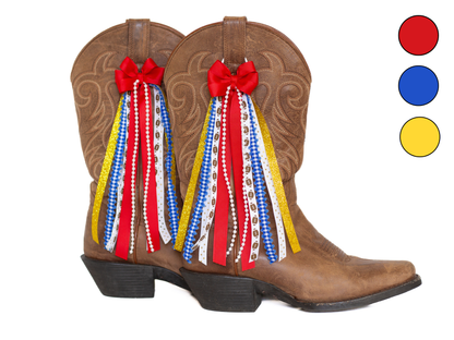 Kansas GameDay Boot Bows