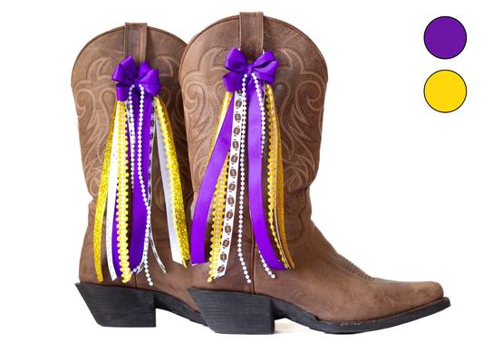 Louisiana GameDay Boot Bows