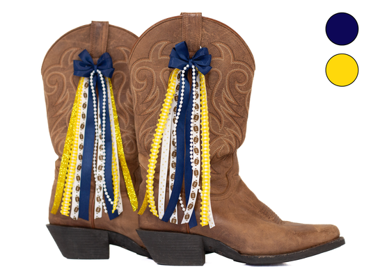 West Virginia GameDay Boot Bows