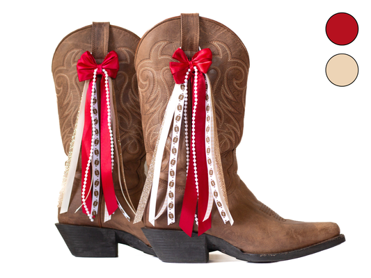 Oklahoma GameDay Boot Bows