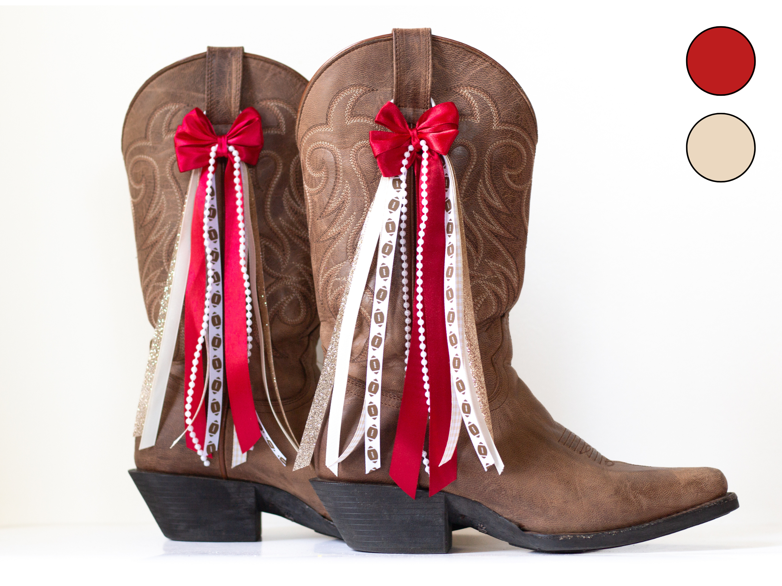Indiana GameDay Boot Bows – BootTied