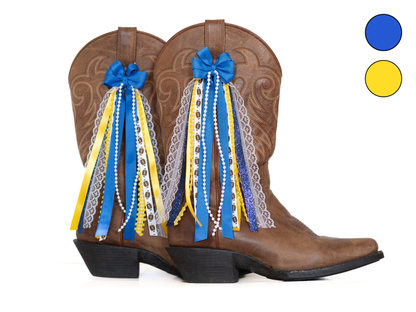 Los Angeles Football GameDay Boot Bows